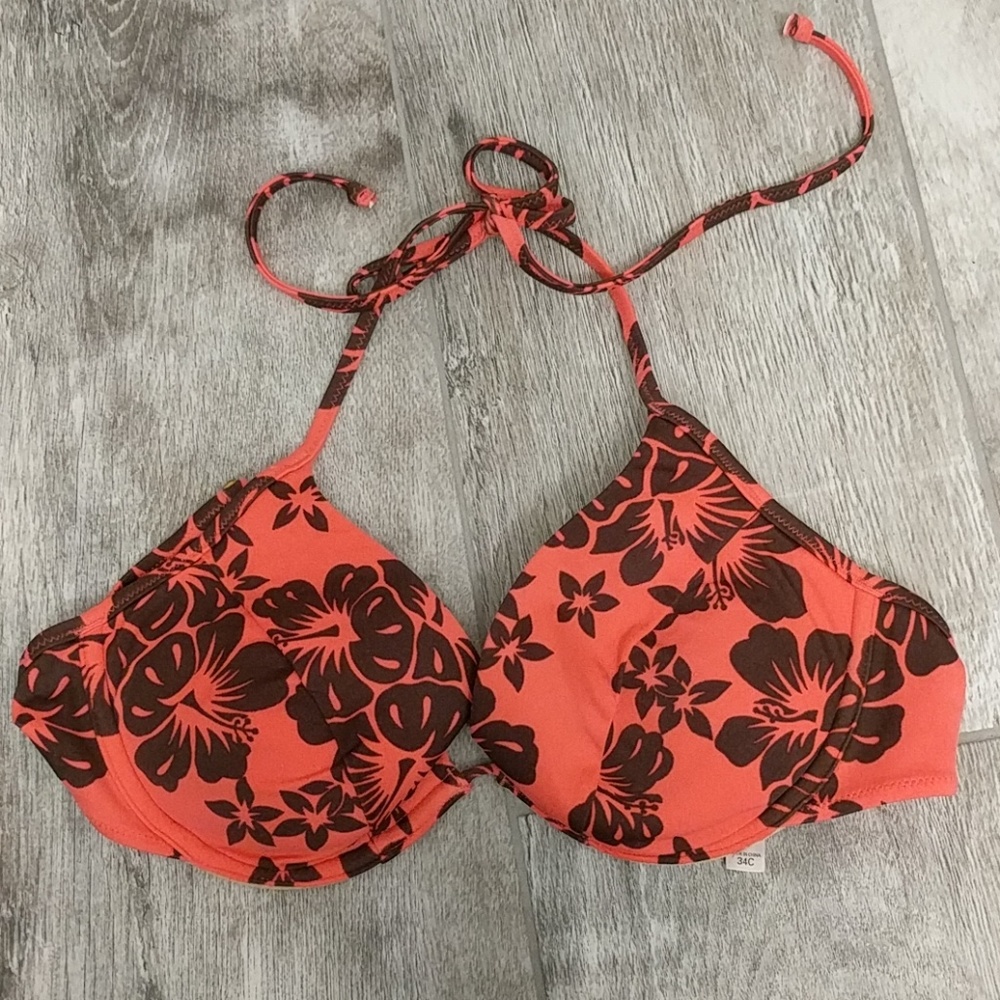 Victoria's secret Hawaiian flower bikini top